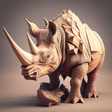 3D model Cosmoconus ceratophorus (STL)